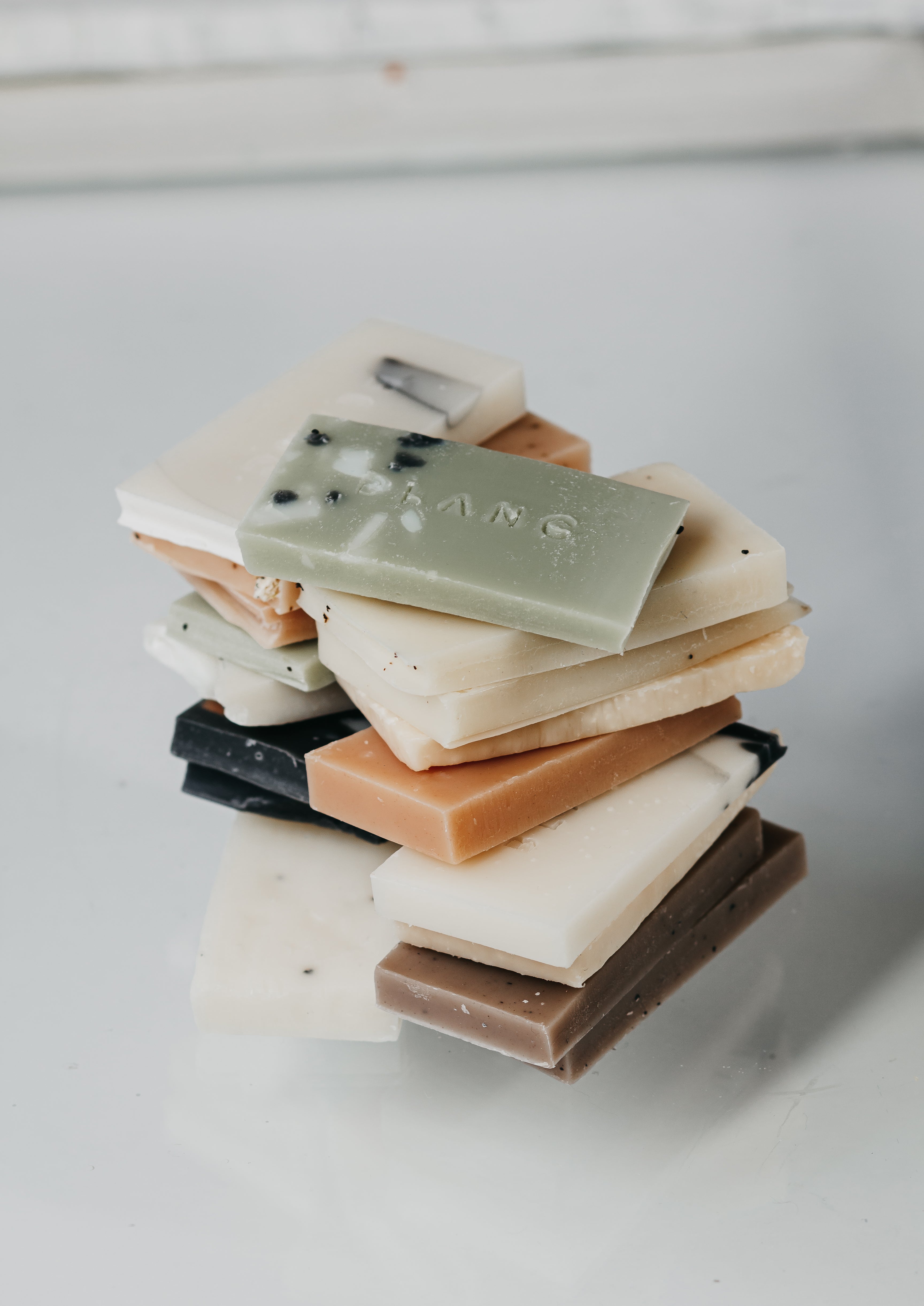 Retailles de savon + pochette de sisal