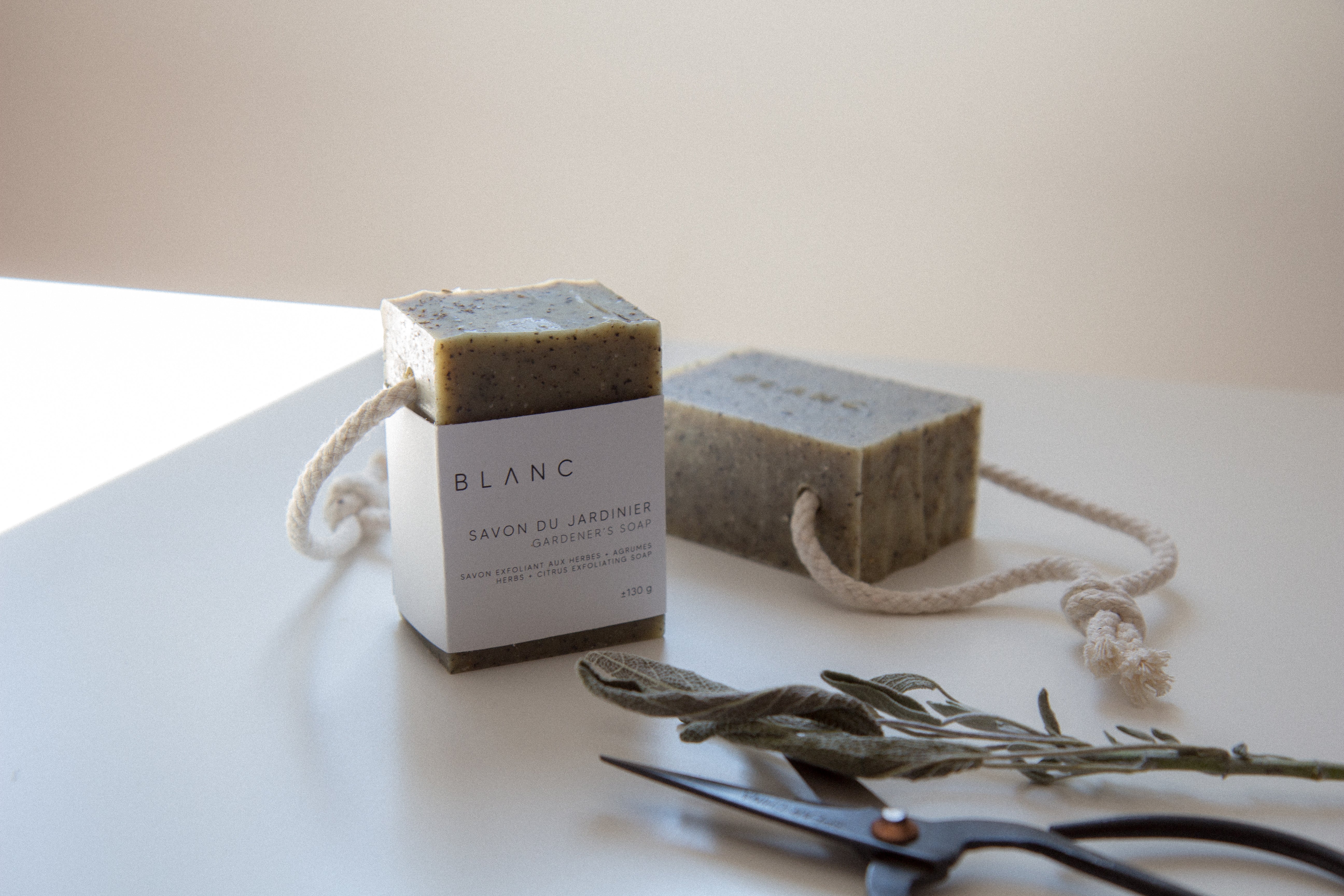 Savon du jardinier sur corde | Herbes & Agrumes